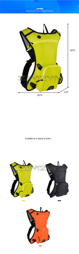 Reflective Motocross Hydration Backpack for Outdoor Sports