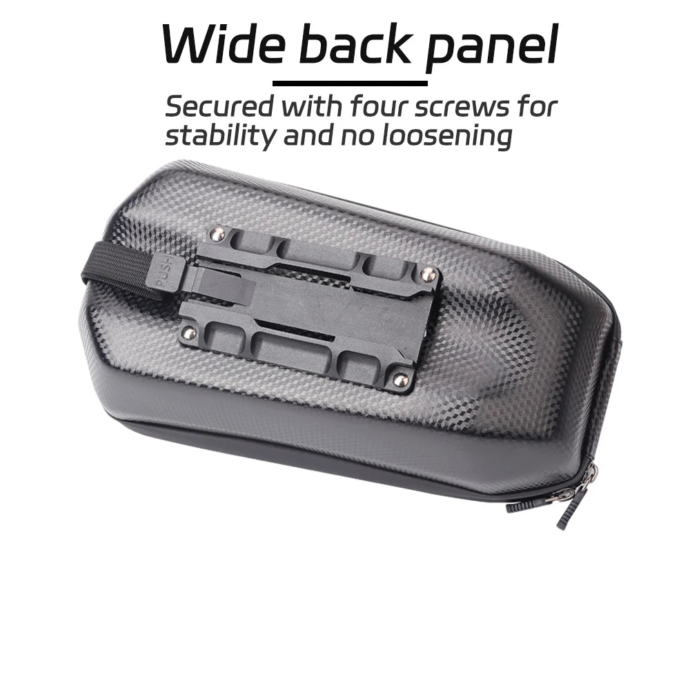 5L Hard Shell Waterproof Bike Front Storage Bag