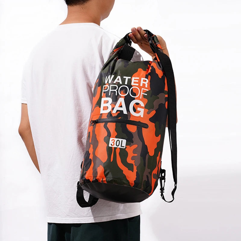 30L/15L Waterproof Dry Bag Backpack with Wet Pocket