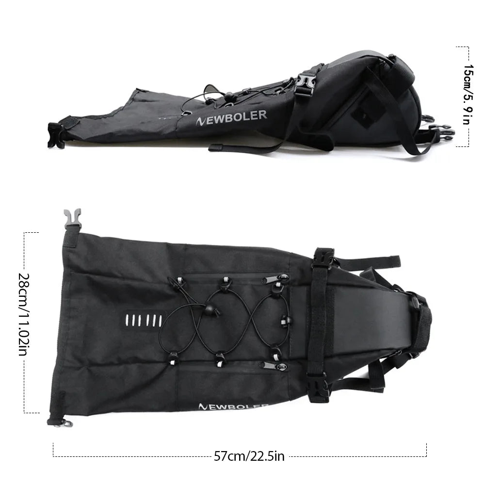 Bicycle Rear Seat Bag Waterproof Large Capacity