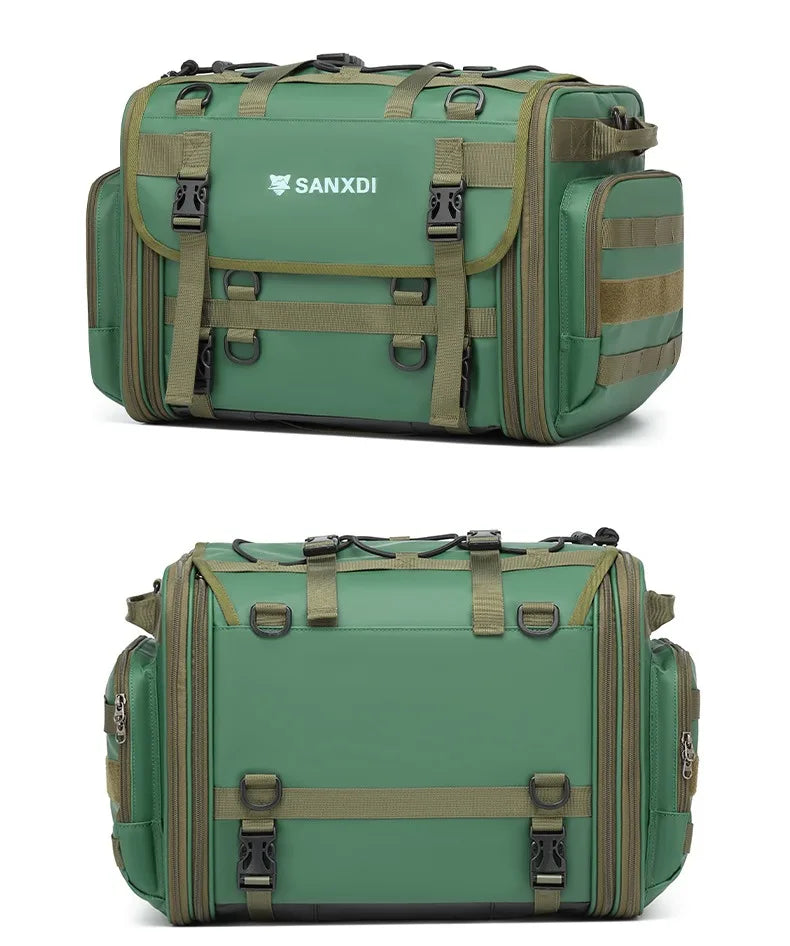 Motorcycle tail bag 19–80L, waterproof & expandable