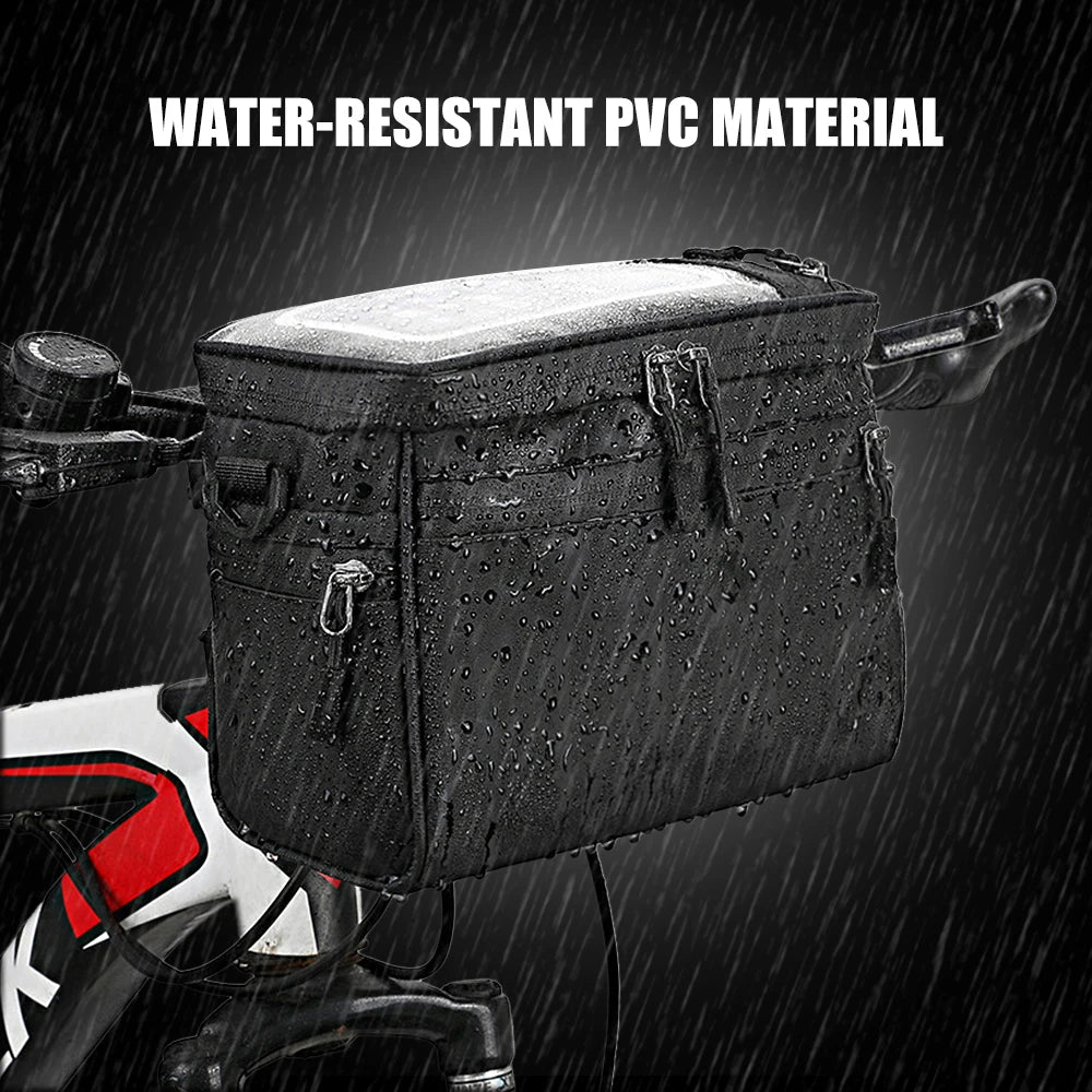Bike Handlebar Bag Front Tube Cycling Storage