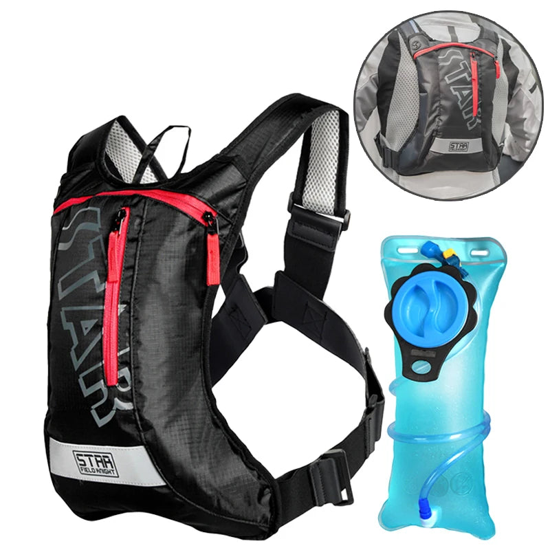 Hydration backpack 2L for cycling, motocross & hiking