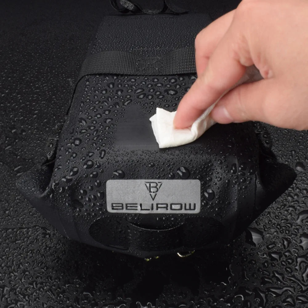 Waterproof bike saddle bag for MTB & road cycling