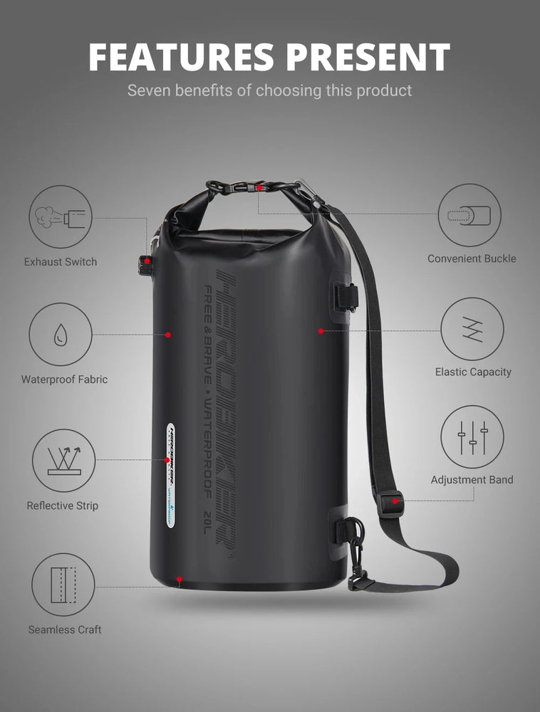 Motorcycle Outdoor Travel Backpack 20L Waterproof