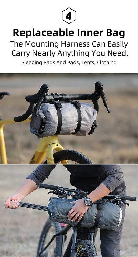 Rhinowalk 12L Waterproof Bicycle Handlebar Bag