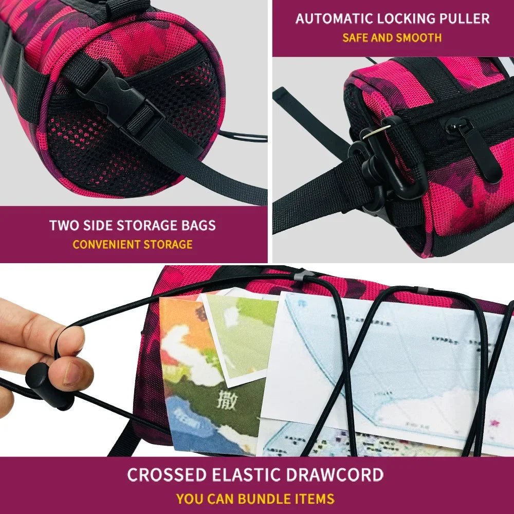 Waterproof Bike Handlebar Bag Front Storage