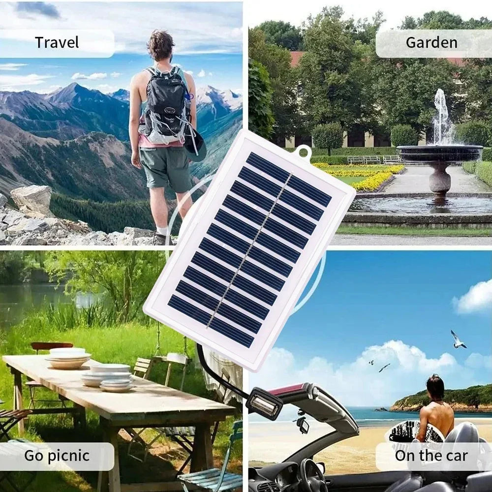 Portable Solar Charger USB for Travel & Camping