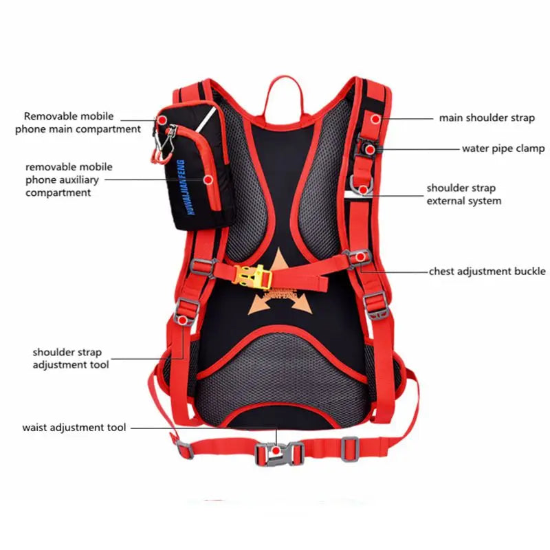 Waterproof Motorcycle Hydration Backpack for Riding