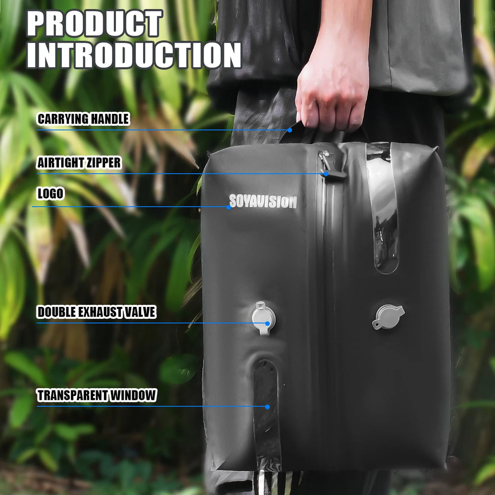 Waterproof motorcycle seat bag, travel luggage