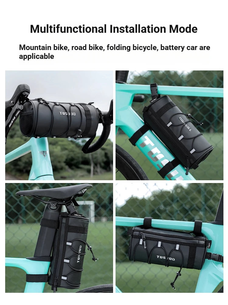 TOSUOD Bike Front Bag Multifunction Storage