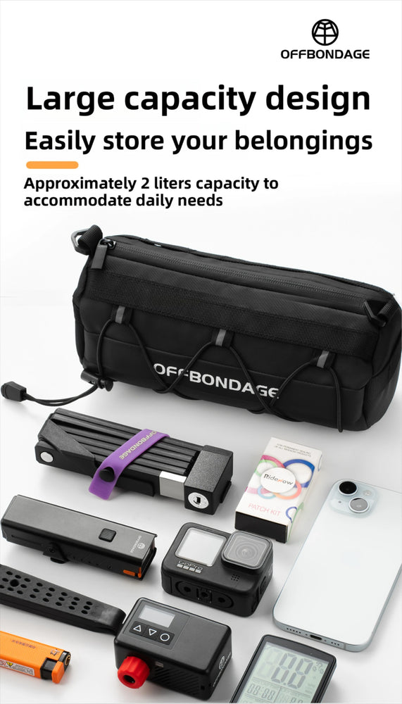 OFFBONDAGE Waterproof Bicycle Front Storage Bag