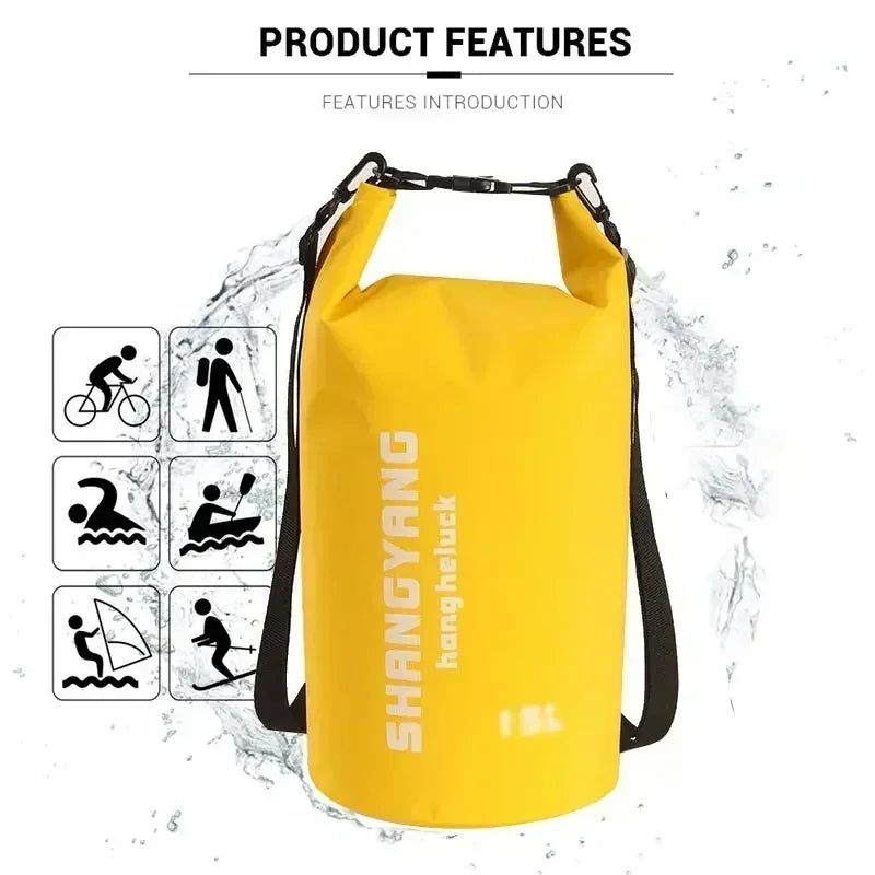 Waterproof motorcycle dry bag 40–90L for adventures