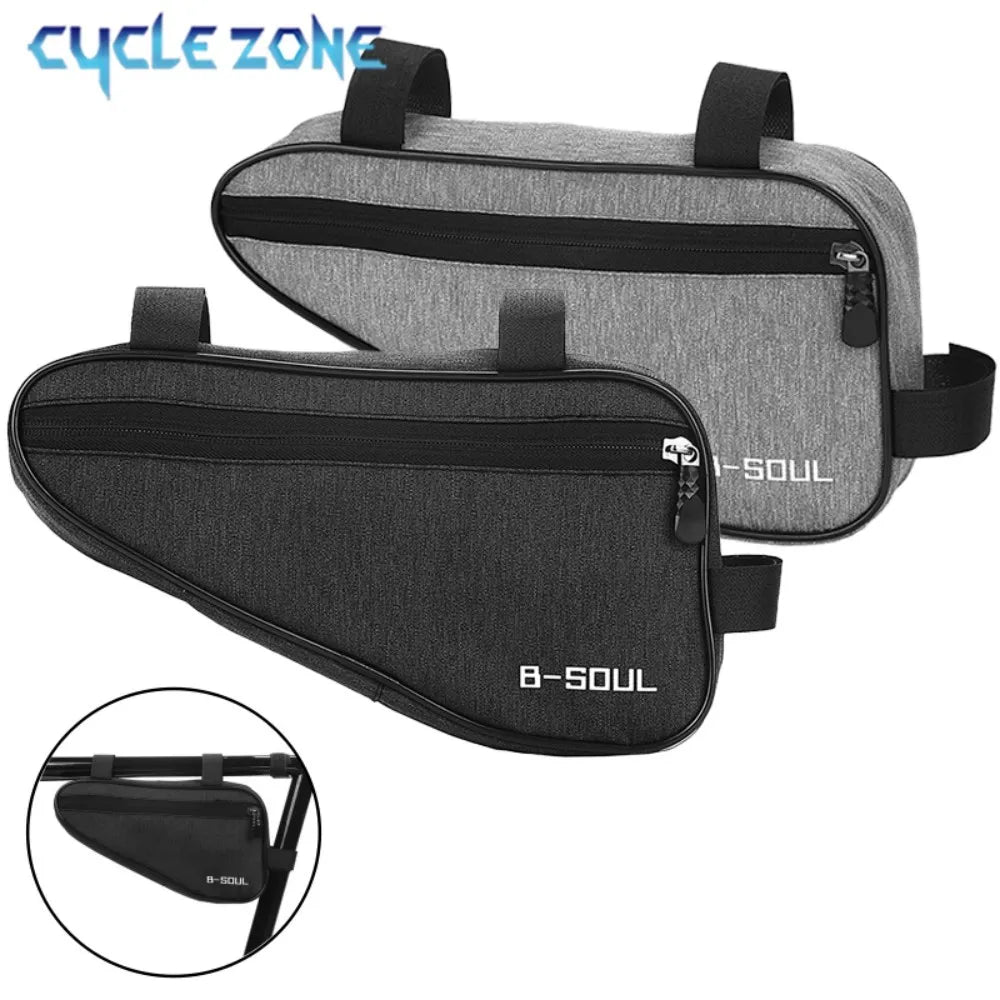 Bike Triangle Frame Bag MTB Front Tube Storage