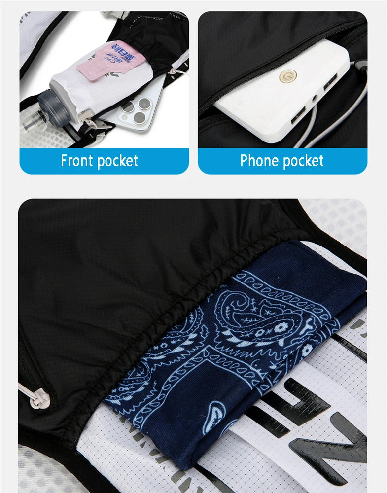 Hydration Running Vest for Marathon & Cycling