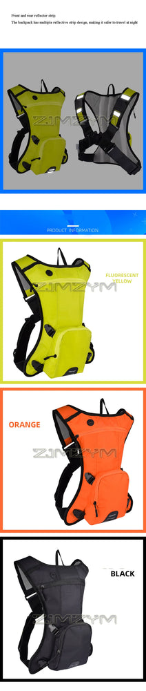 Reflective Motocross Hydration Backpack for Outdoor Sports