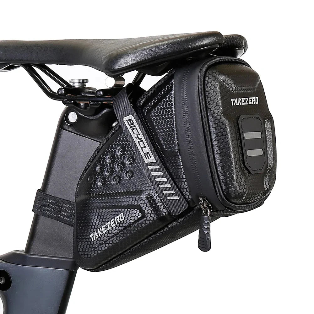 1L Bike Saddle Bag Waterproof Reflective Storage