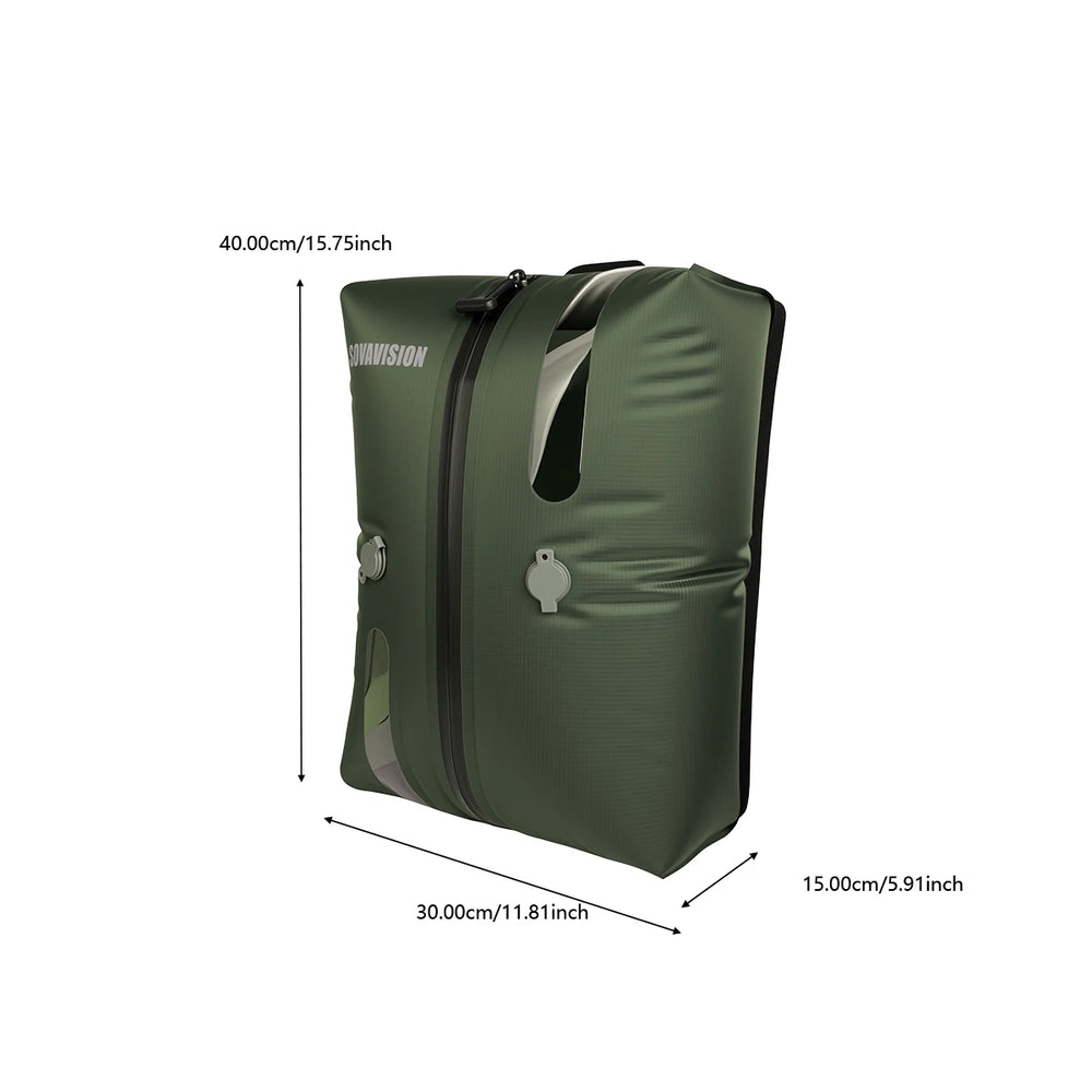 Waterproof motorcycle seat bag, travel luggage