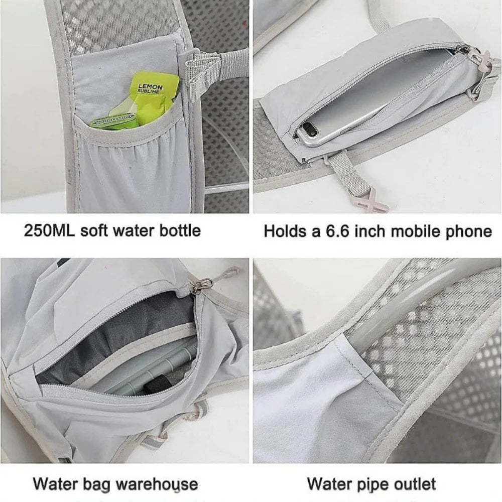 Adjustable Hydration Vest for Cycling & Running