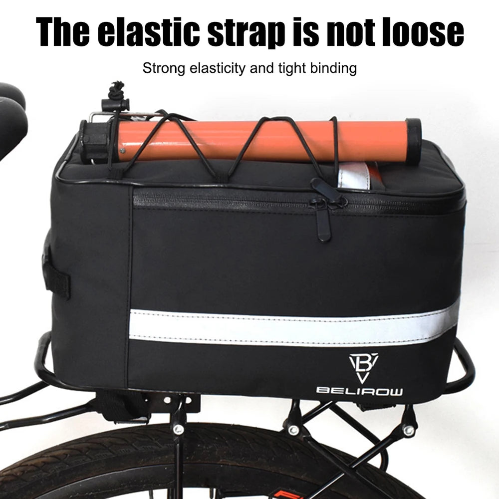 Waterproof Bicycle Rear Carrier Bag Multifunctional