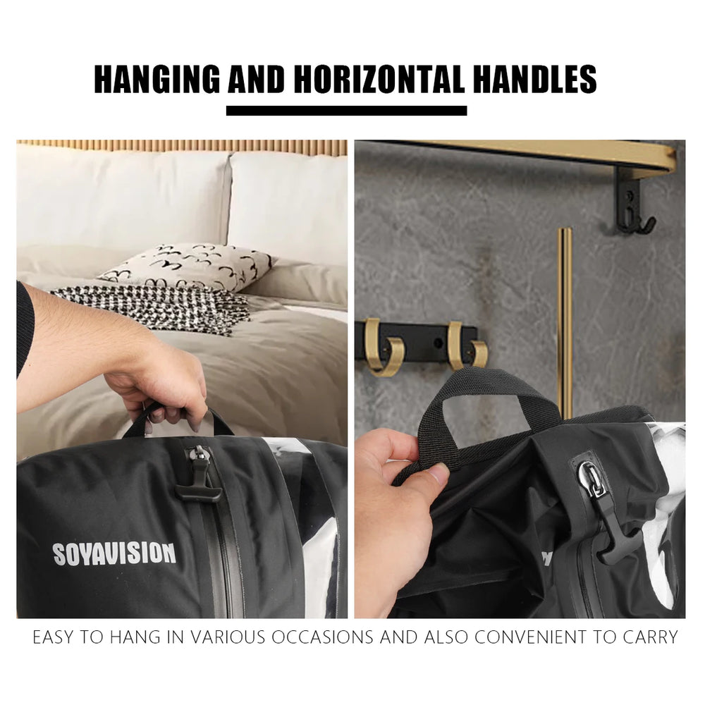 Waterproof motorcycle seat bag, travel luggage