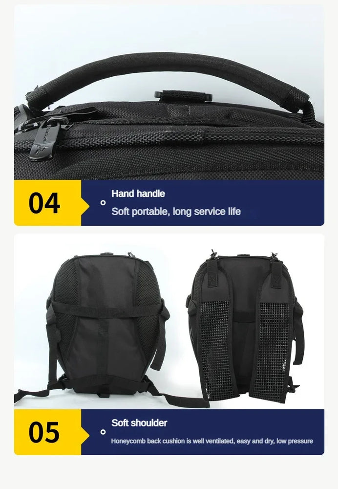 45L waterproof motorcycle tail bag, high capacity