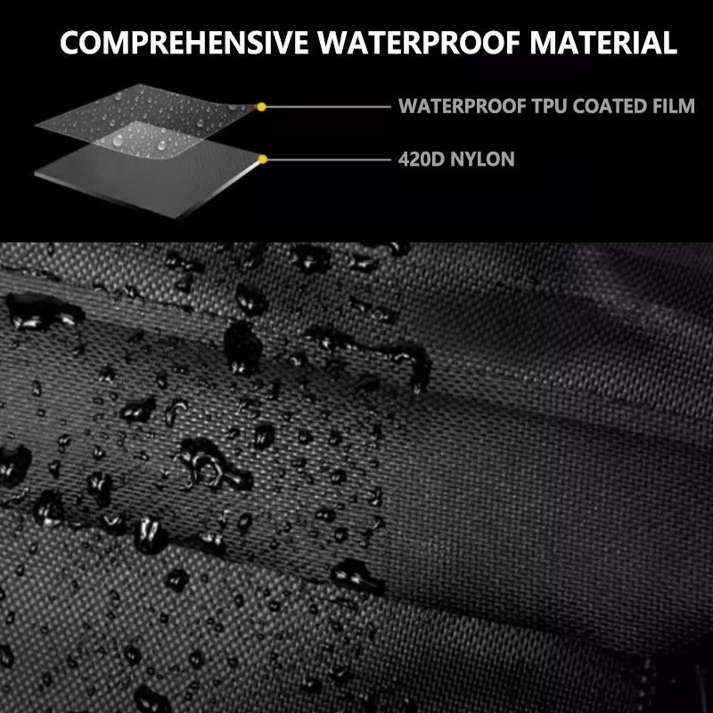 Universal 8L waterproof motorcycle tool frame bag