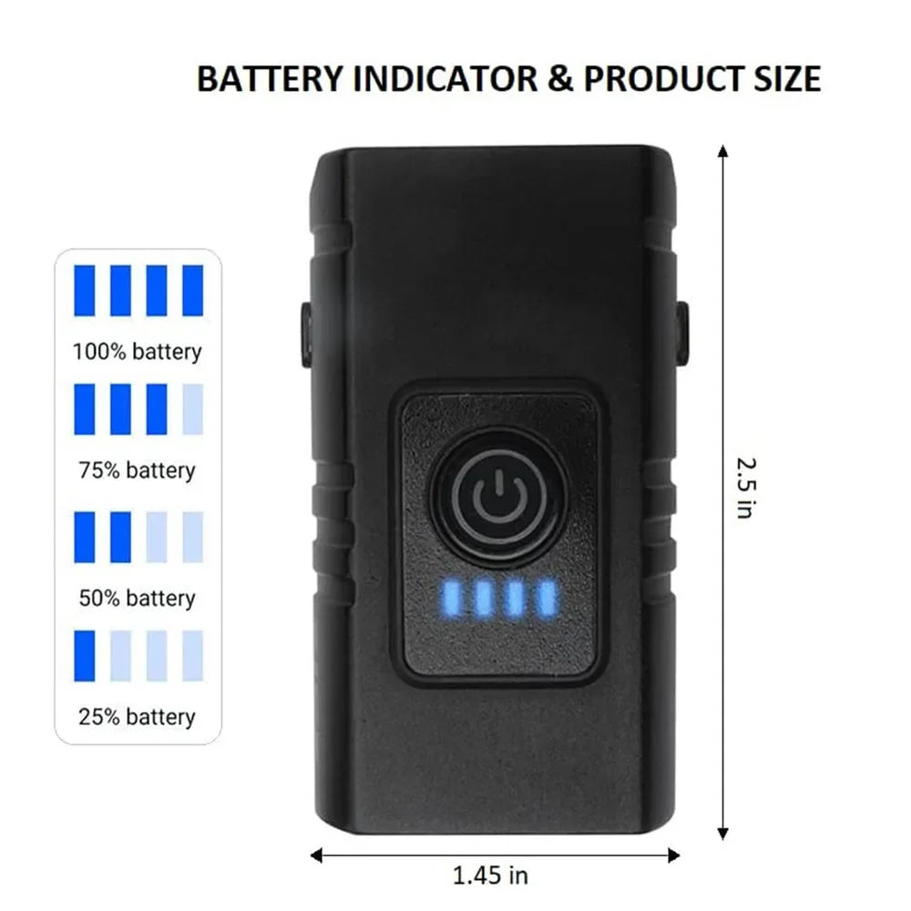 Waterproof USB Bike Headlight with Power Display