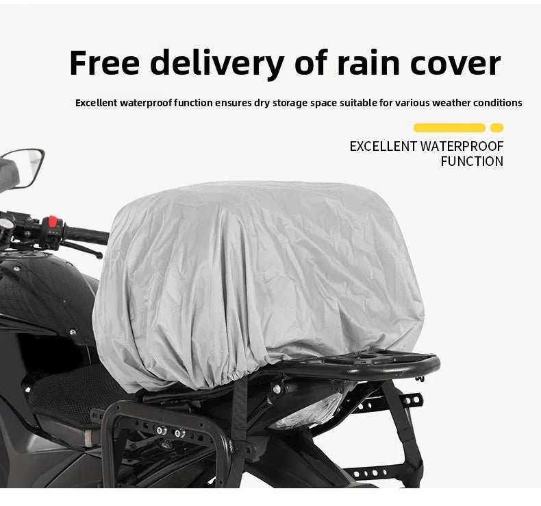 Motorcycle tail bag 19–80L, waterproof & expandable