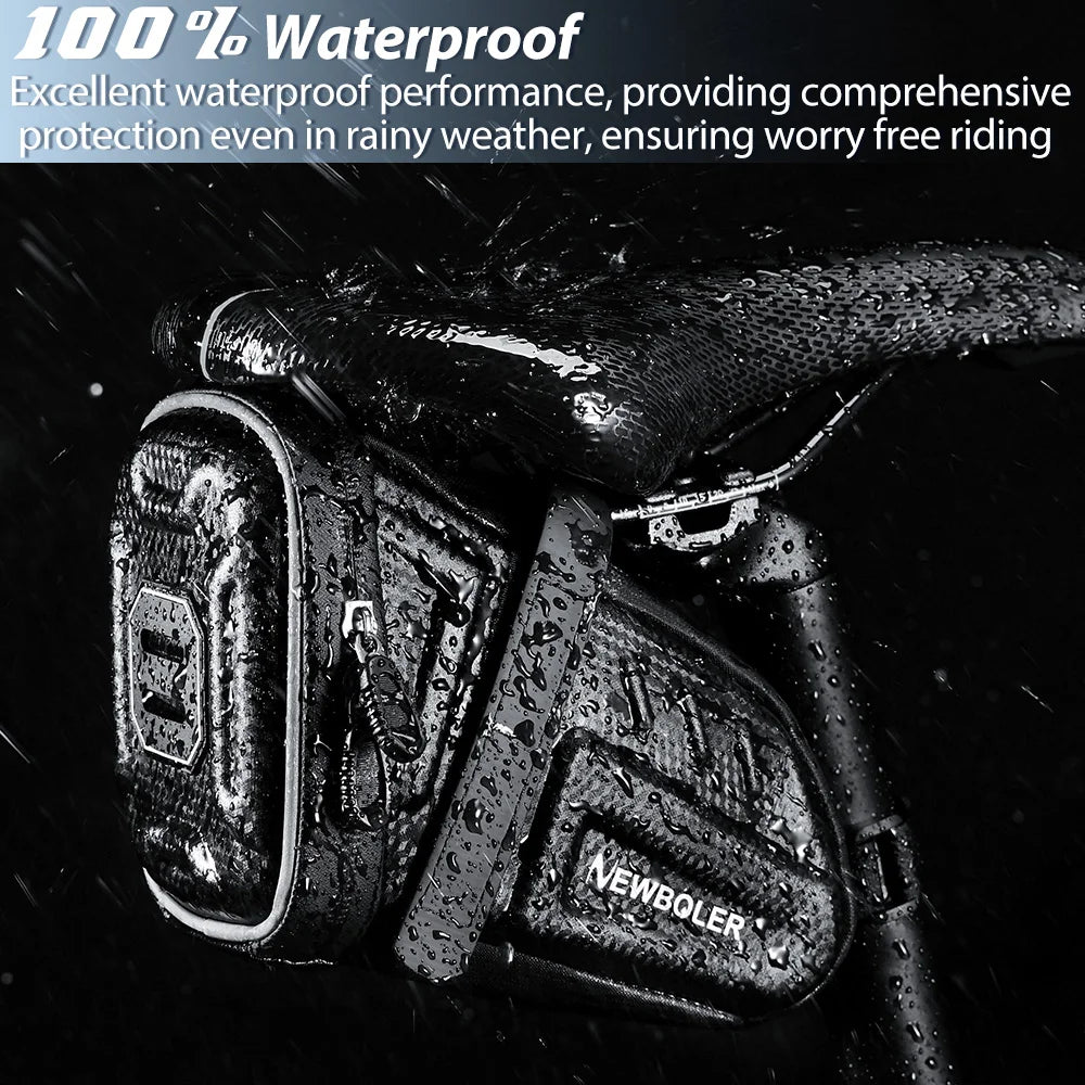 Bicycle Saddle Bag Waterproof MTB Rear Storage Pouch