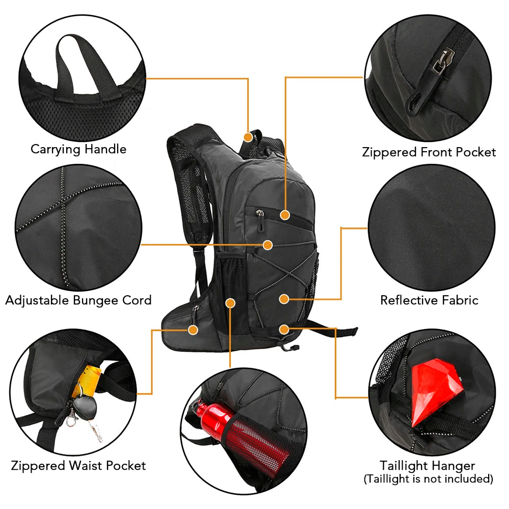 8L Hydration Backpack for Cycling, Running & Hiking