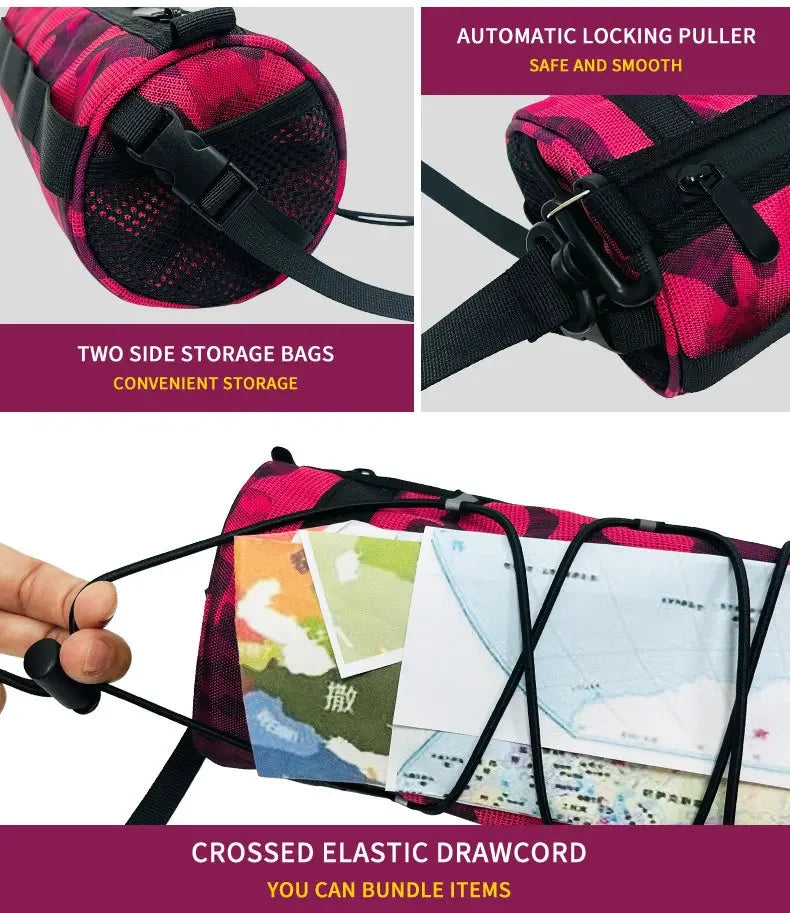 Waterproof Bike Handlebar Bag Front Storage
