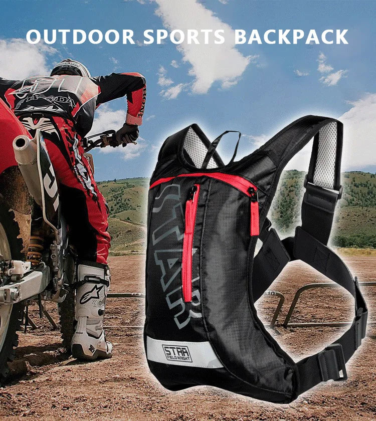 Hydration backpack 2L for cycling, motocross & hiking
