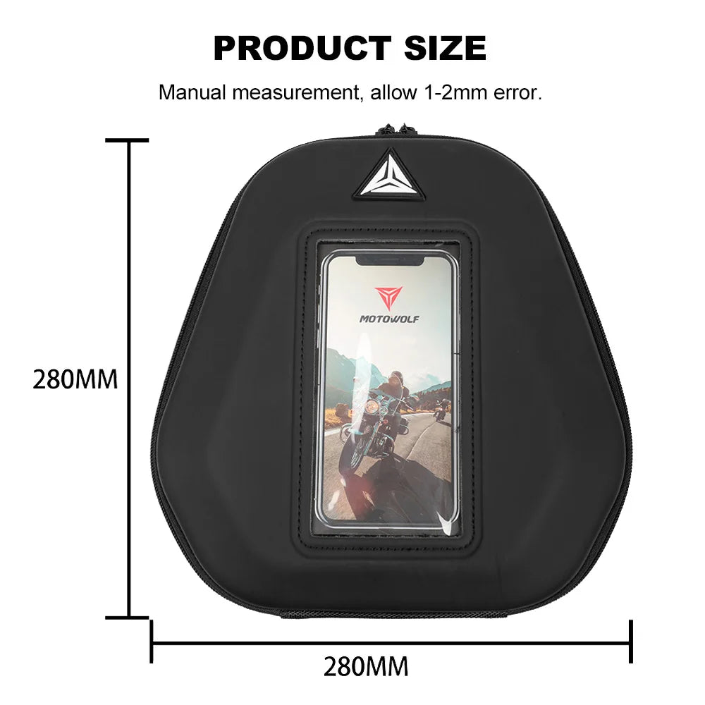 Motorcycle Multifunctional Tail Bag for Riding Gear