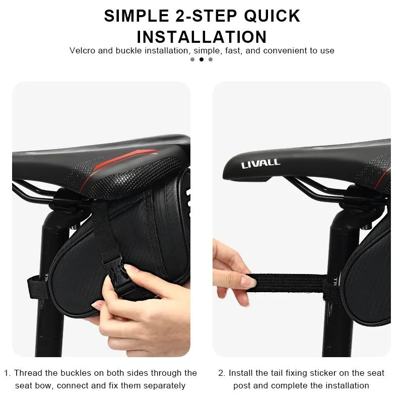 Bicycle Seat Tail Bag Waterproof Reflective Storage