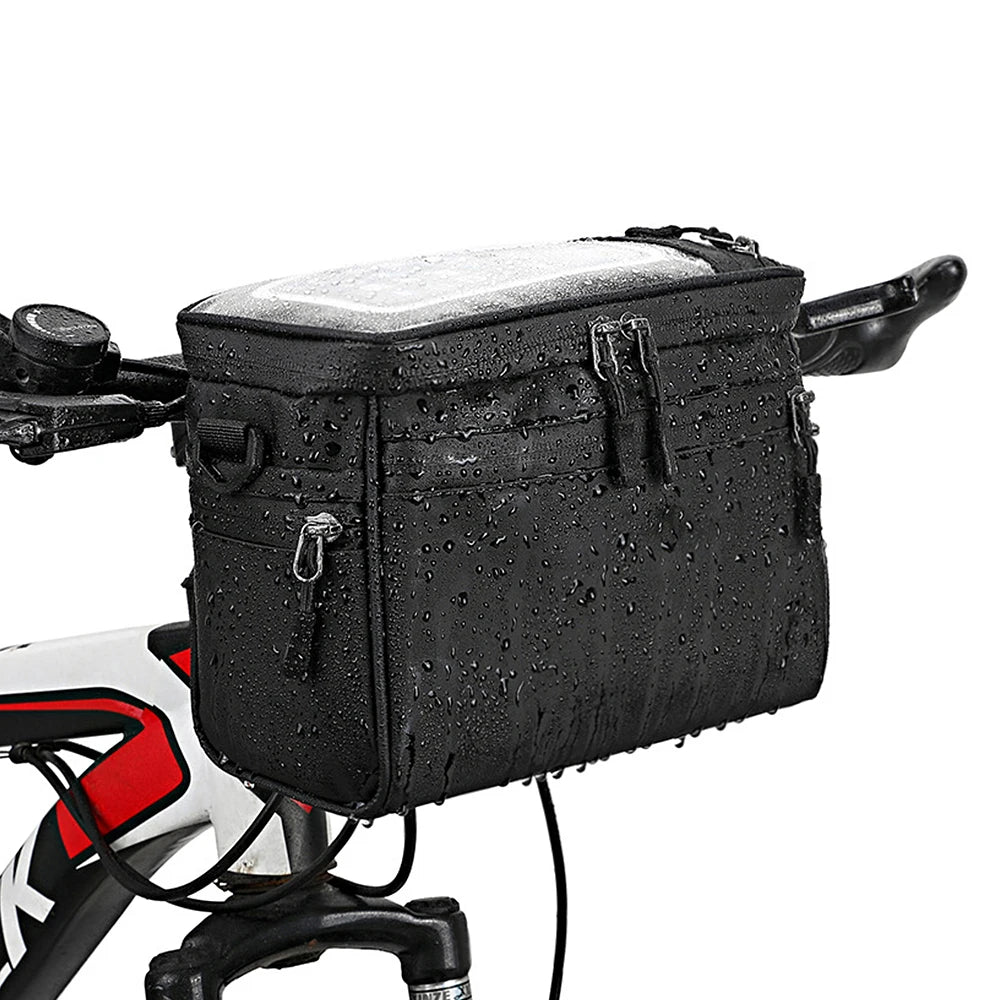 Bike Handlebar Bag Front Tube Cycling Storage