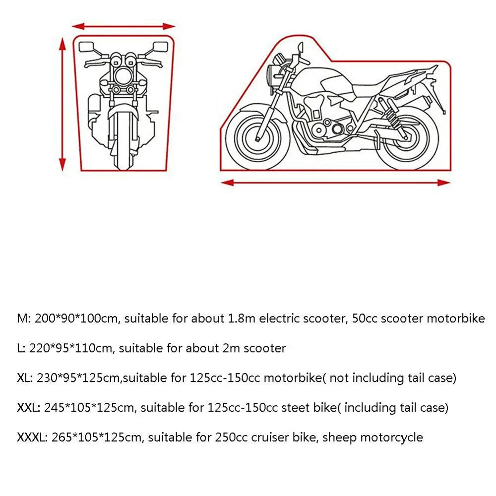 Waterproof Motorcycle Cover for NMAX, PCX, AEROX