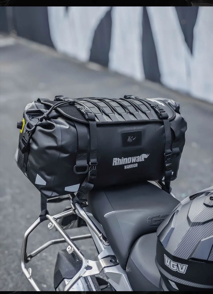 20–65L motorcycle back seat bag, waterproof MOLLE