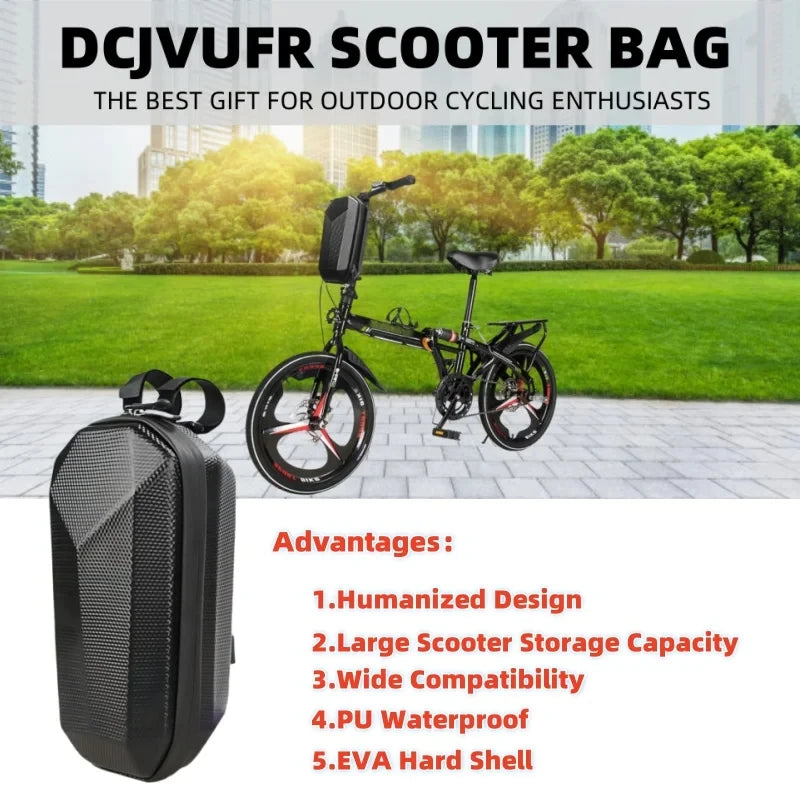 Hard Shell Bicycle Handlebar Front Storage Bag