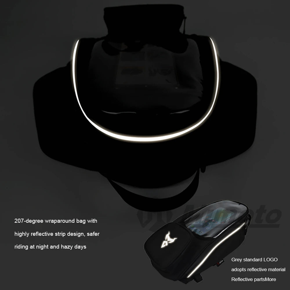 Universal Motorcycle Magnetic Navigation Tank Bag