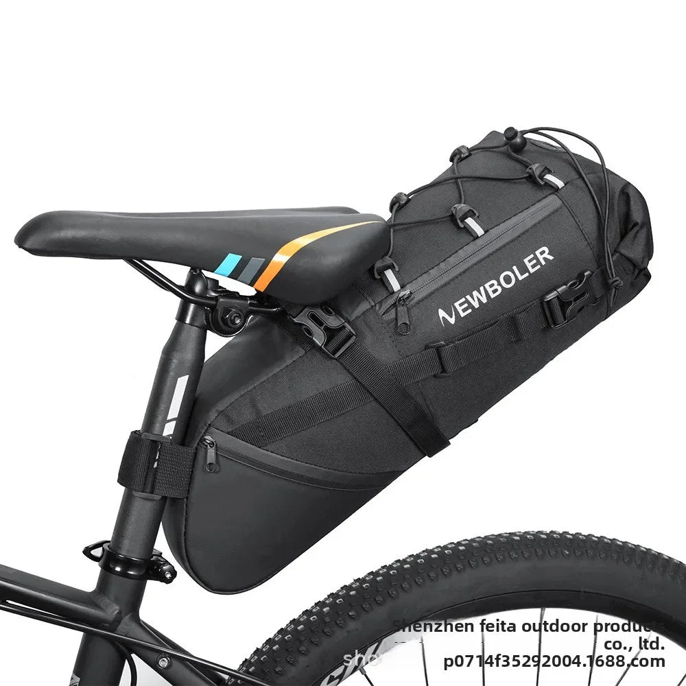 Bicycle Rear Seat Bag Waterproof Large Capacity