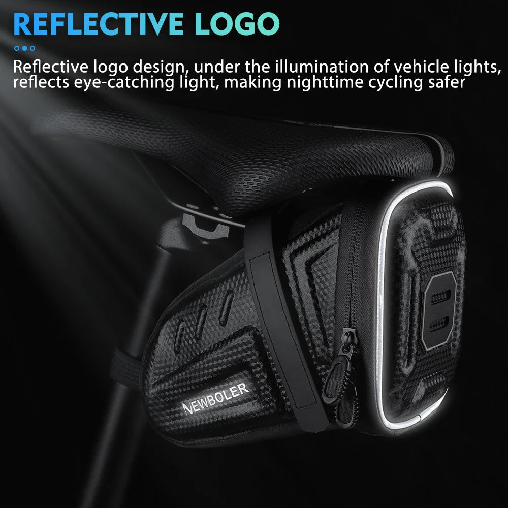 Bicycle Saddle Bag Waterproof MTB Rear Storage Pouch