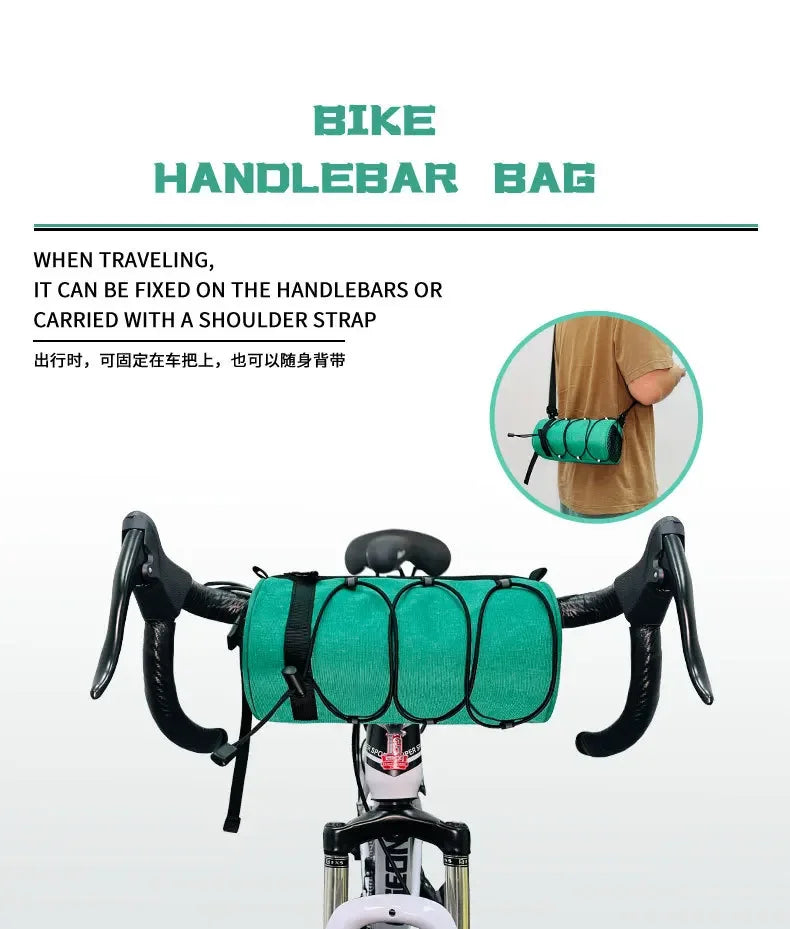 Waterproof Bike Handlebar Bag Front Storage