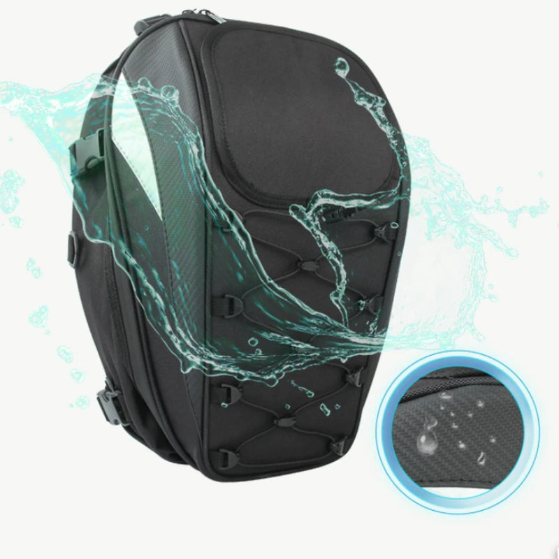 45L waterproof motorcycle tail bag, high capacity