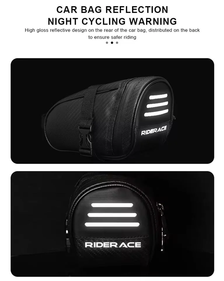 Bicycle Seat Tail Bag Waterproof Reflective Storage