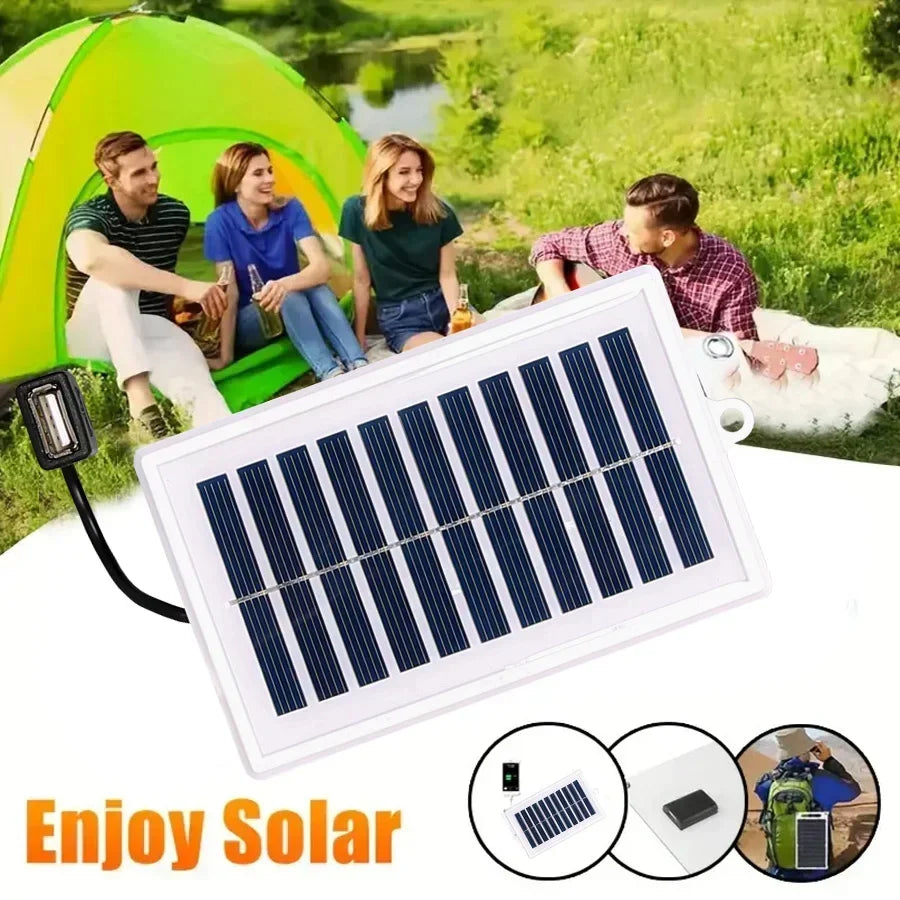 Portable Solar Charger USB for Travel & Camping