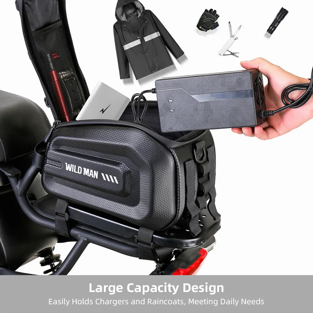 Bicycle Rear Rack Bag Storage for MTB & E-Bike