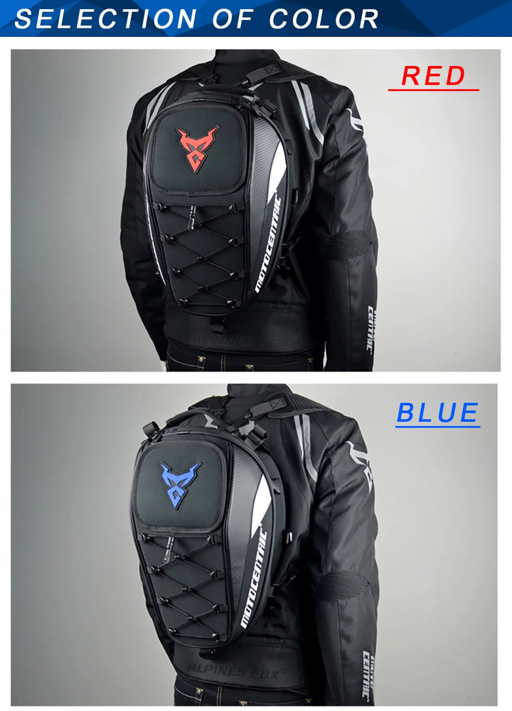 37L waterproof motorcycle rear seat bag, durable