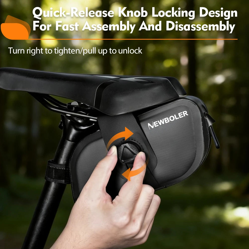 NEWBOLER Mini Bike Saddle Bag 1L Lightweight