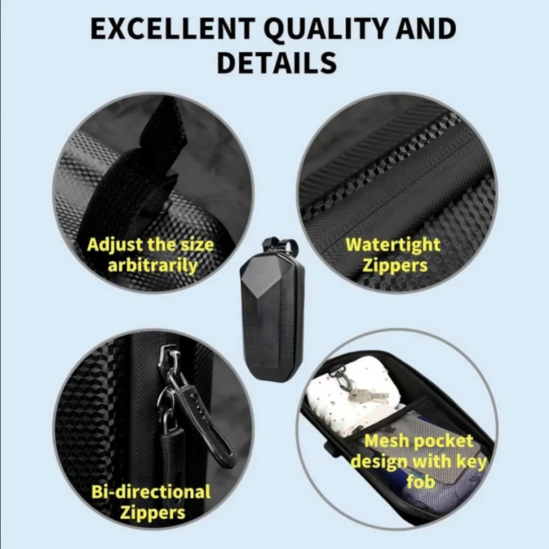 Hard Shell Bicycle Handlebar Front Storage Bag